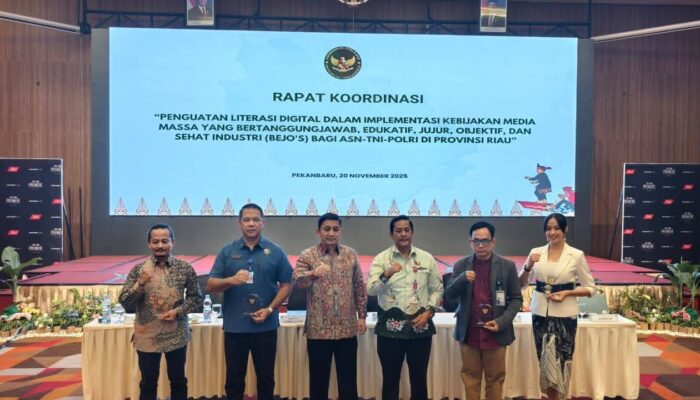 Kemenko Polkam Perkuat Literasi Digital dan Implementasi Kebijakan Media BEJO’S di Pekanbaru