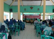 Babinsa Desa Gandusari Hadiri Penyuluhan Bahaya Narkoba Untuk Pelajar Di Balai Desa Gandusari