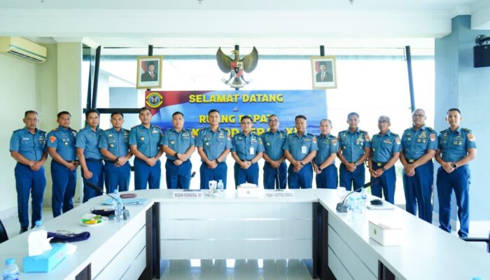 Kodaeral XII Terima Kunjungan, Tim Wasdal DSP TNI AL TA 2025