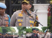 JOGO SUROBOYO” 3.000 Personil Polrestabes Surabaya Berbagai Kesatuan Ikut Pengamanan Peserta Aksi Unjuk Rasa