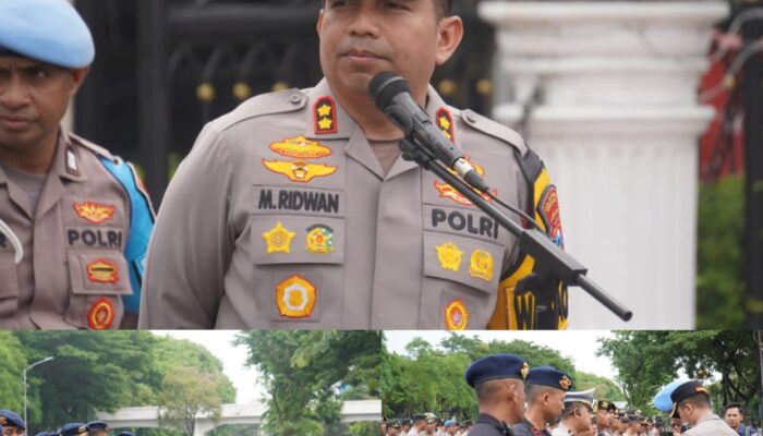 JOGO SUROBOYO” 3.000 Personil Polrestabes Surabaya Berbagai Kesatuan Ikut Pengamanan Peserta Aksi Unjuk Rasa