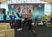 Satlantas Polres Pulang Pisau Sasar Bikers Kalsel-Teng di 1 Dekade Yamaha F1ZR, Tekankan Pentingnya Helm dan Anti Ugal-ugalan