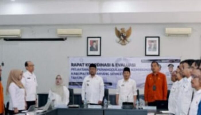 Wabup Sampang Buka Rakor Penanggulangan Kemiskinan: Tegaskan Penguatan Data dan Sinergi Semua Pihak