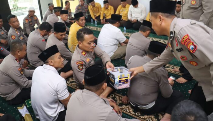 Polres Magetan Sholat Ghoib dan Donasi Kemanusiaan untuk Korban Bencana Aceh Sumatera