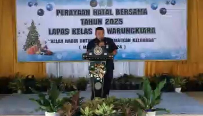 Perayaan Natal di Lapas Warungkiara Buktikan Pemasyarakatan sangat Toleransi dan Manusiawi
