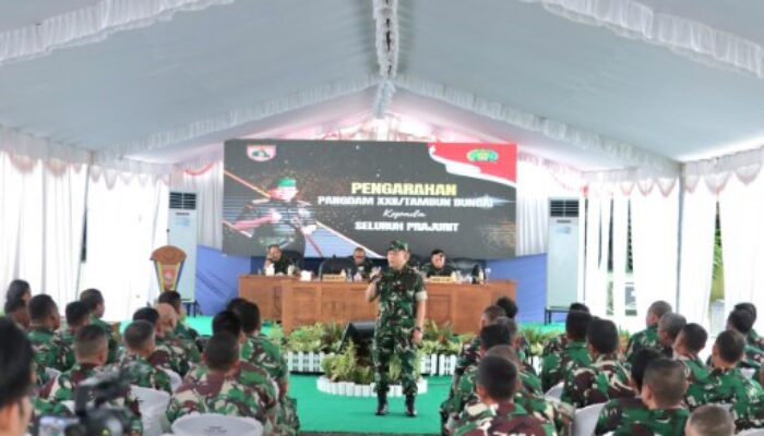 Kunjungan Kerja Pangdam XXII/TB, Penguatan Disiplin dan Program Nasional di Kodim 1008/Tabalong