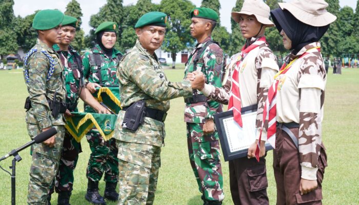 Persami KKRI Kodim 0808 Blitar Resmi Ditutup Oleh Danrindam V/Brawijaya