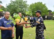 Jaga Lingkungan di HUT Koarmada RI, TNI AL Tanam 250 Pohon
