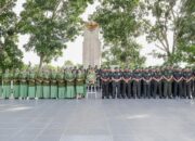 Kodim 1009/Tanah Laut Melaksanakan Ziarah Rombongan Di Taman Makam Bumi Tuntung Pandang