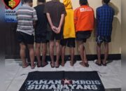 Polres Pelabuhan Tanjung Perak Tangkap Geng Remaja Bersajam yang Begal Motor di Bulak Surabaya