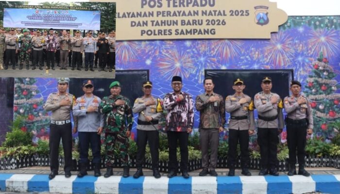 TNI-Polri dan Stakeholder Gelar Apel Pasukan Operasi Lilin Semeru 2025, Siap Amankan Nataru di Sampang