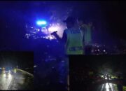 HUJAN LEBAT BERSAMA ANGIN KENCANG, 7 POHON ROBOH DI JALAN RAYA BANYUATES – MACETAN SELAMA 2,5 JAM
