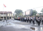 Kapolres Kediri Kota Pimpin Apel Siaga Natal 2025 dan Tahun Baru 2026, Pastikan Keamanan Warga