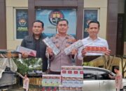 Polres Sampang Amankan 192 Ribu Batang Rokok Tanpa Pita Cukai di Jalan Raya Camplong