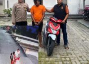 Polsek Duduksampeyan Ringkus Pria Curi Motor Tetangga Terekam CCTV