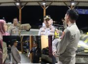 Pantau Lonjakan Penumpang Natal, Kapolres Nganjuk Tinjau Stasiun Kereta Api