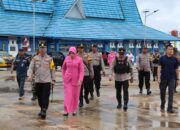 Arus Mudik Lancar dan Aman, Kapolres Pulang Pisau Tinjau Pelabuhan Bahaur