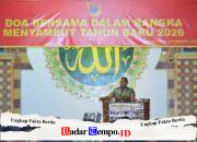 MENGAWALI TAHUN DENGAN DOA, PANGKORMAR TEGUHKAN KOMITMEN PENGABDIAN KORPS MARINIR