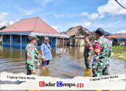 Sinergi TNI-Polri dan Pemerintah Desa Dirikan Posko Banjir di Sungai Buluh