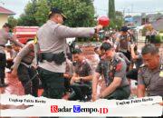 Polres Nias Selatan Gelar Kenaikan Pangkat 28 Personel Dengan Penuh Rasa Syukur