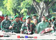 Tradisi Korps Penyambutan Letkol Inf Dedy Risdiantoro, S.I.P. di Lingkungan Yonif 742/SWY