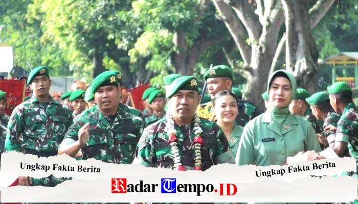 Tradisi Korps Penyambutan Letkol Inf Dedy Risdiantoro, S.I.P. di Lingkungan Yonif 742/SWY