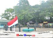 Pimpin Upacara Bendera, Dandim 1002/HST Ajak Prajurit Sambut Tahun 2026 dengan Semangat Baru