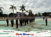 Perkuat Disiplin dan Kekompakan, Polres Pulang Pisau Gelar Latihan PBB