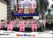 Kapolres Kediri Kota Apresiasi Kinerja Polsek Jajaran saat Kunjungan Kerja Bersama Ketua Cabang Bhayangkari Kediri Kota