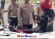 Polres Pelabuhan Tanjung Perak Gelar Razia Kendaraan Cegah Curanmor