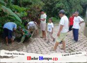 Cegah Longsor, Babinsa Garum Bersama Warga Tanam Pohon Keras Di Lingkungan Magersari