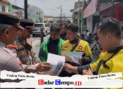 Satbinmas Polres Kediri Kota Sosialisasikan Program Polisi Penolong di Mall, Stasiun, dan Pasar Tradisional