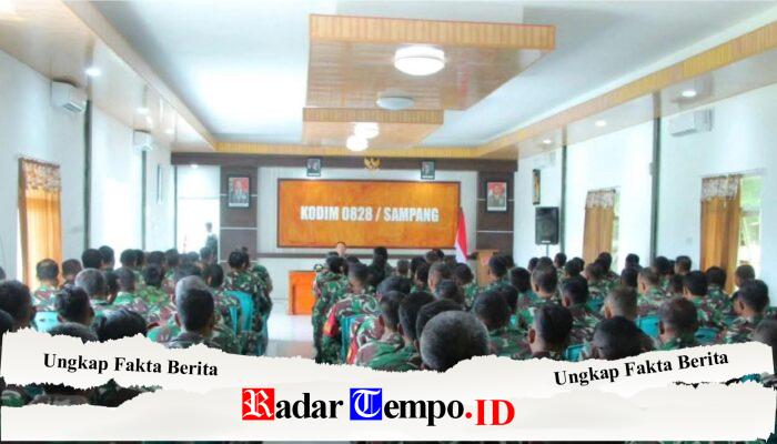 Dandim Sampang Kobarkan Disiplin Prajurit: Satukan Langkah Wujudkan Asta Cita Untuk Indonesia Maju