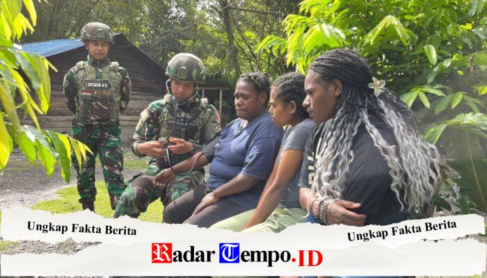 Binter Papua Sehat Satgas Yonif 521/DY Berikan Pelayanan Kesehatan Gratis di Wilayah Pedalaman Papua