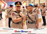 Serah Terima Jabatan Kapolres Gresik, AKBP Ramadhan Nasution Gantikan AKBP Rovan Richard Mahenu