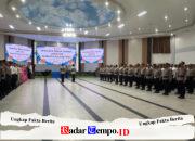 Lantik Wakapolda Baru, Kapolres Pulang Pisau Turut Hadiri Prosesi Sertijab Pejabat Utama Polda Kalteng