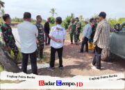 Kasdim 1009/Tanah Laut Tinjau Lokasi Pembangunan Jembatan di Desa Handil Labuan Amas dan Desa Kurau Utara