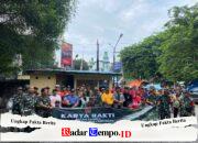 HUT ke-1 Kodim 0830 Dibayar Tuntas! Wujud Sinergi 3 Pilar Simokerto dan Warga Kapasan Kerja Bakti Tanpa Sekat