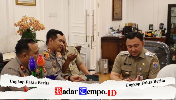 Kapolres Pelabuhan Tanjung Priok Wujud Sinergi Pemkot Jakarta Utara Kunjungan Kerja