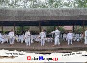 Dukung Pembinaan Atlet Muda, Babinsa Barabai Hadiri Gashuku dan Ujian Sabuk Karate HST