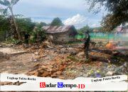 Babinsa Koramil Muara Uya–Jaro Dampingi Percepatan Pembangunan KDKMP di Desa Teratau