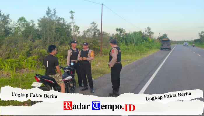 Keluhan Warga Ditindaklanjuti, Polisi Sisir Titik Rawan Balap Liar di Kahayan Tengah