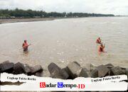 Gerak Cepat Sat Polairud Polres Tegal, Lakukan Pencarian Korban Tenggelam di Pantai Larangan