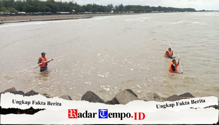 Gerak Cepat Sat Polairud Polres Tegal, Lakukan Pencarian Korban Tenggelam di Pantai Larangan