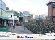 Kodim 0808/Blitar Gelar Upacara Bendera 17-an, Wujudkan Jiwa Patriotisme Dan Disiplin Prajurit
