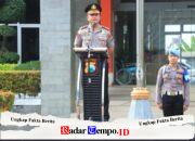 Kapolres Gresik AKBP Ramadhan Nasution Pimpin Apel Perdana, Tekankan Layani Masyarakat Dengan Hati
