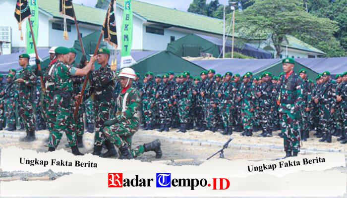 Pangdam Kasuari Pimpin Upacara Penyerahan Tunggul Yonif TP : Tegaskan Tunggul Yonif TP sebagai Simbol Kehormatan dan Pengabdian