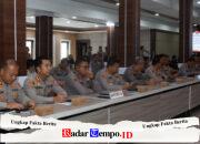 Pastikan Kinerja Satuan Tetap Optimal, Kapolres Pulang Pisau Hadiri Taklimat Awal Itwasda di Polda Kalteng