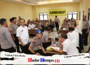 Asistensi Itwasda Polda Jatim Terkait Kepatuhan Dalam Pelaporan LHKPN di Polres Sumenep