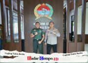 Kapolres Gresik Silaturahmi Dandim 0817, Perkuat Sinergitas TNI-Polri Jaga Kamtibmas